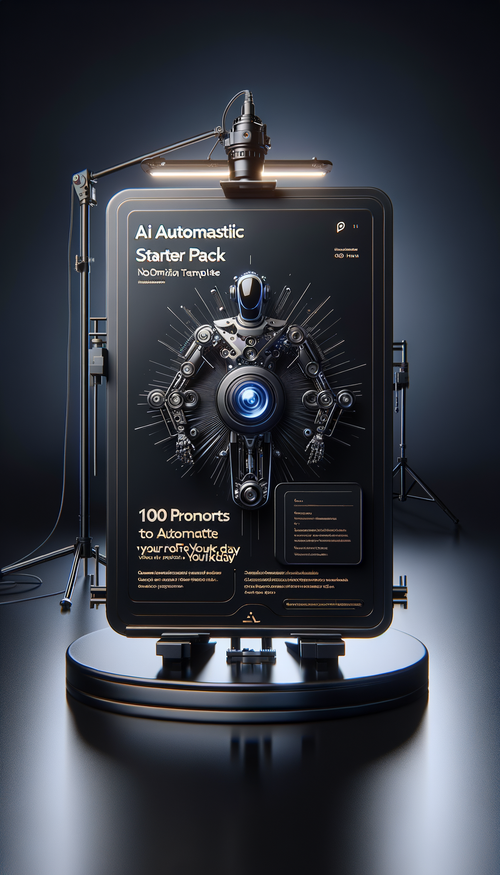 AI Automation Starter Pack: 100 Prompts to Automate Your Workday